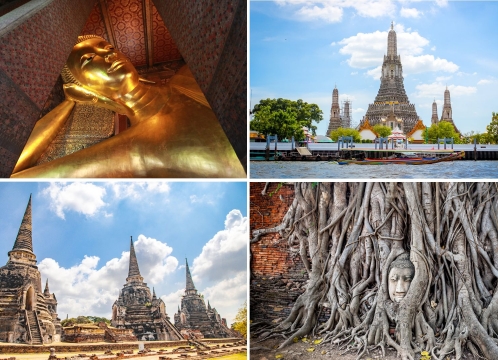 バンコク市内観光と世界遺産アユタヤ遺跡